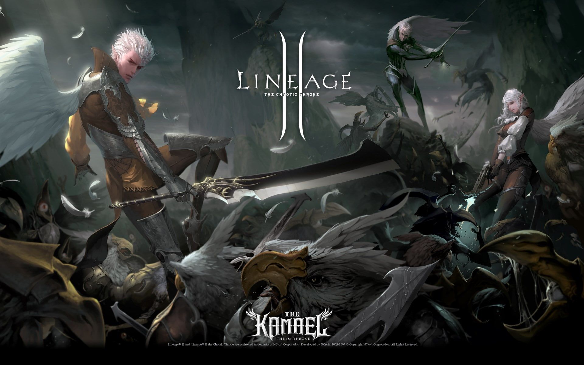 HD wallpaper: Lineage II: The Chaotic Throne - Kamael and