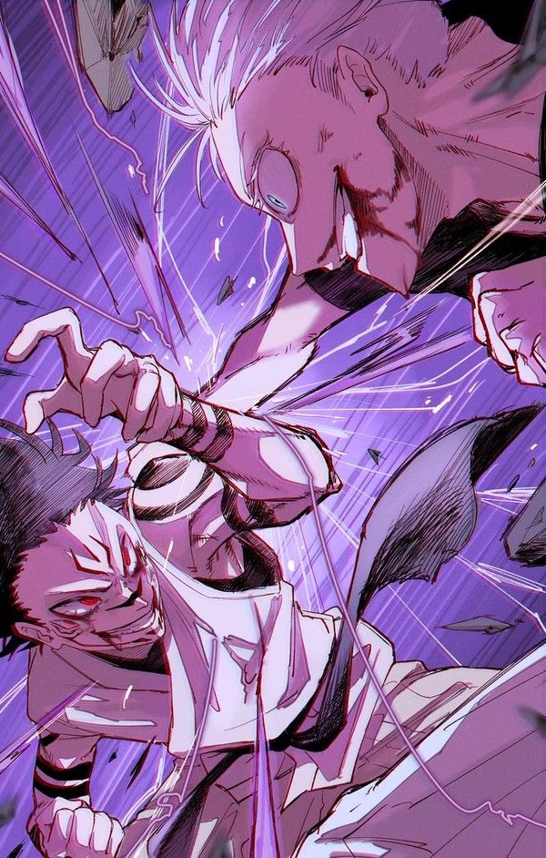 呪術廻戦 五条VS宿儺 | キャラクターデザイン, キャラクターアート