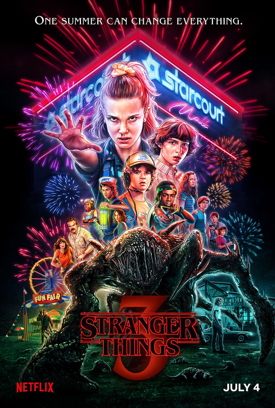 Stranger Things Series Wall Art Poster Print Netflix Original