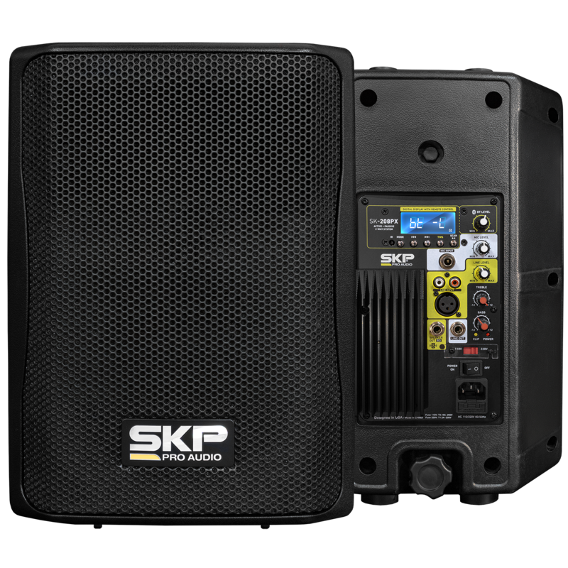 SKP SK-208PX Active + Passive 2-way System - BT TWS Woofer 8