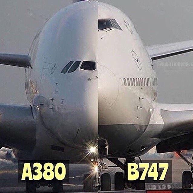 エアバスA380 vs ボーイング747！どっちが好き？ : r/aviation