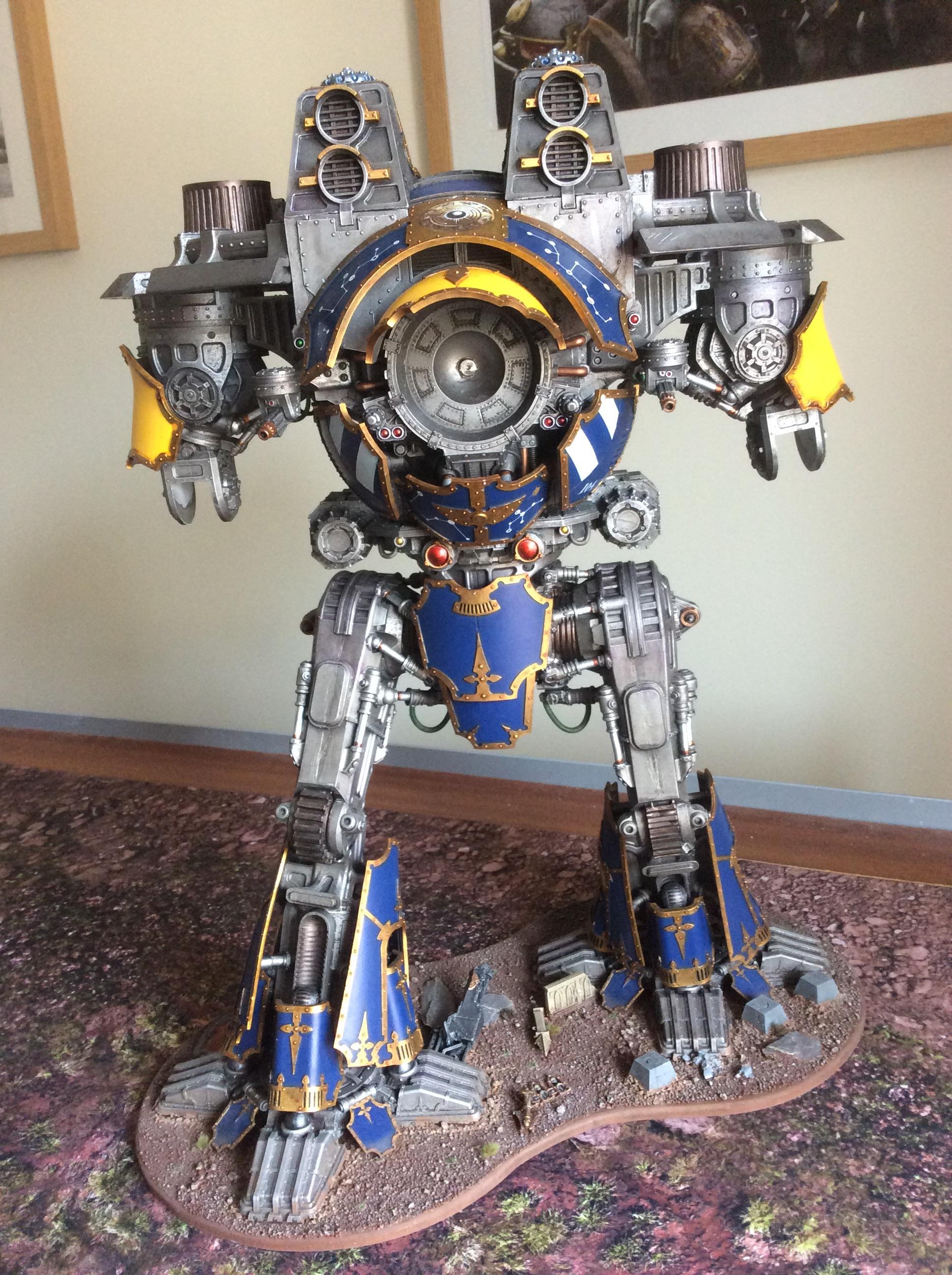 フォージワールドのレギオ・アストラムのウォーロードタイタンを製作中