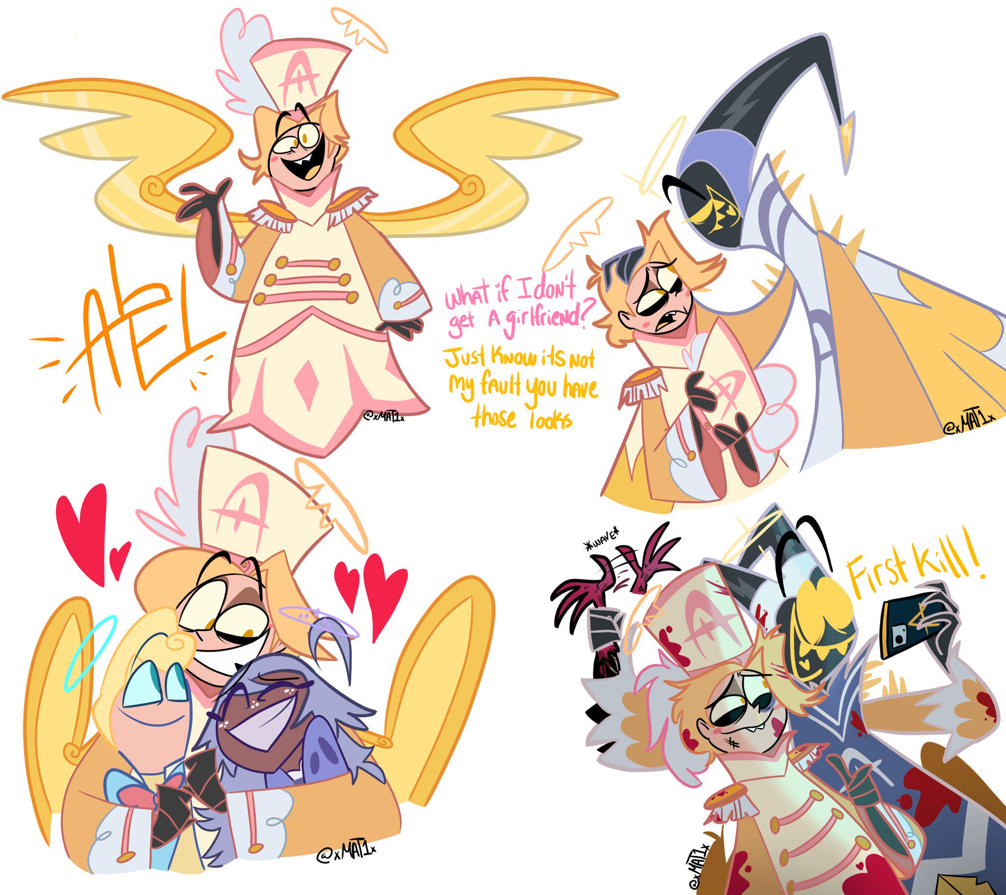 アベルの落書き by @xMAT1x : r/HazbinHotel