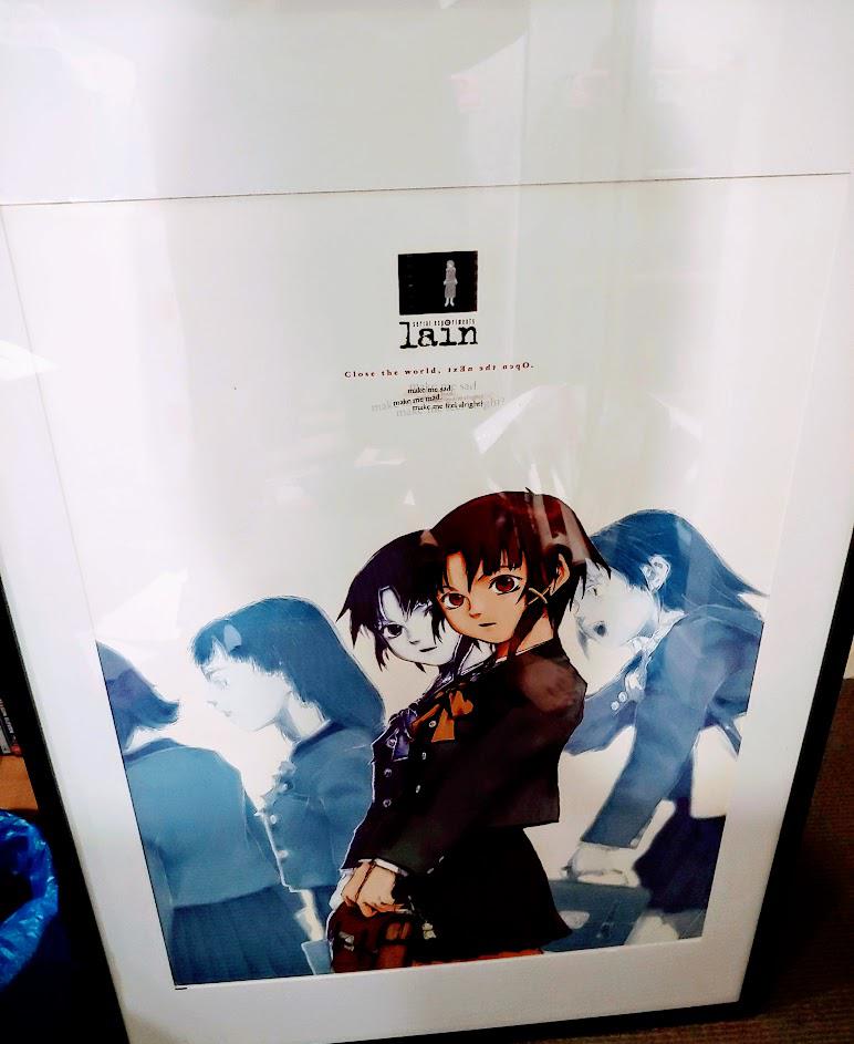 My Serial experiments lain ps1 poster. Unfortunately, B2 frame isn