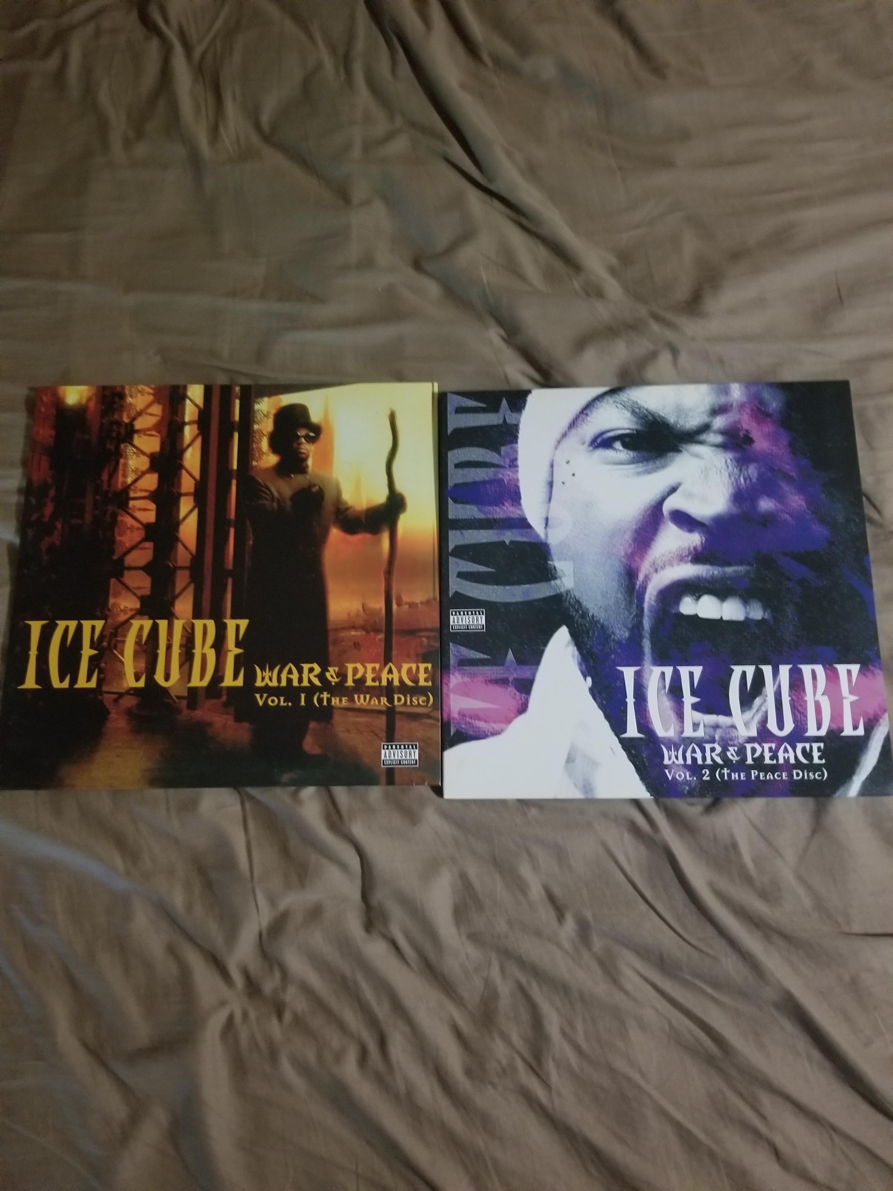 Ice cube war an peace vol 1 and 2 great albums : r/hiphopvinyl