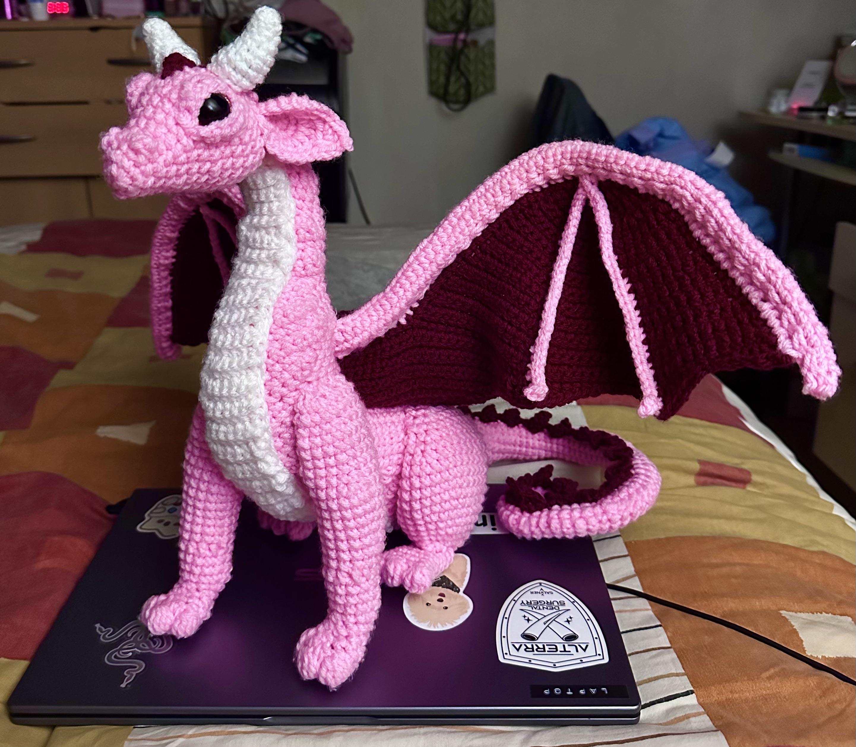 かぎ針編みのドラゴン🌸💖 : r/crochet