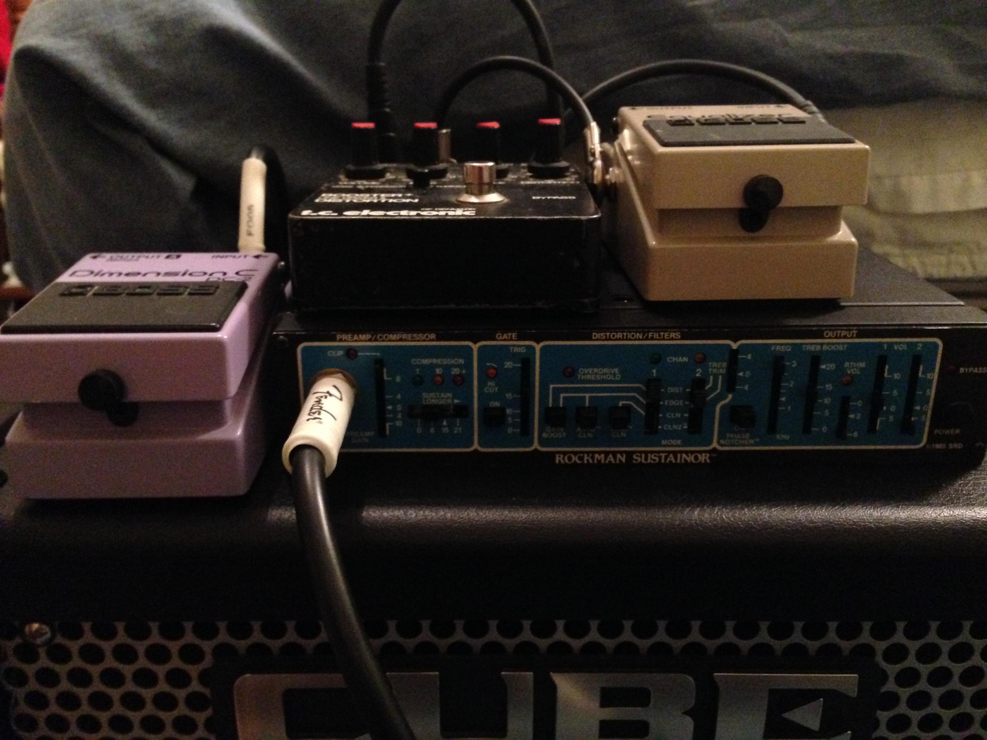 NPD] My first and last piece of rack gear, a Rockman Sustainor