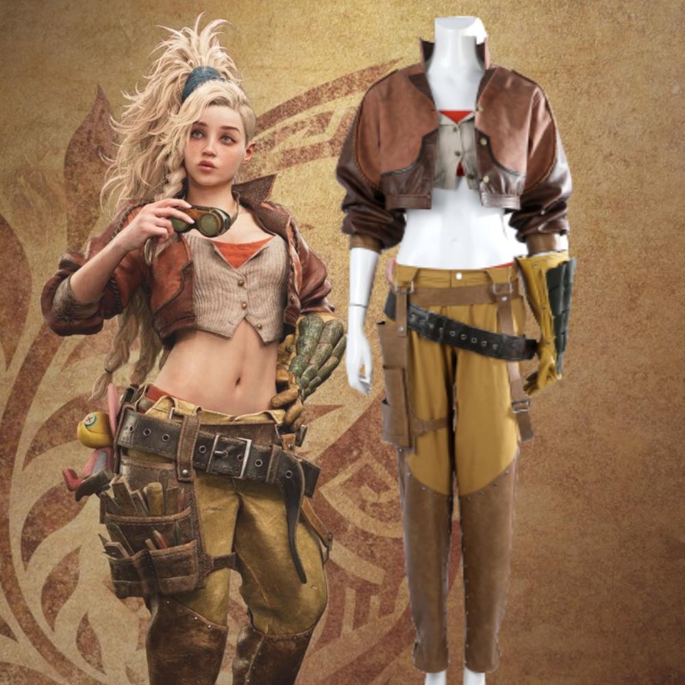 モンスターハンターワイルズ ジェマ コスプレ衣装 女性用 制服 トップ