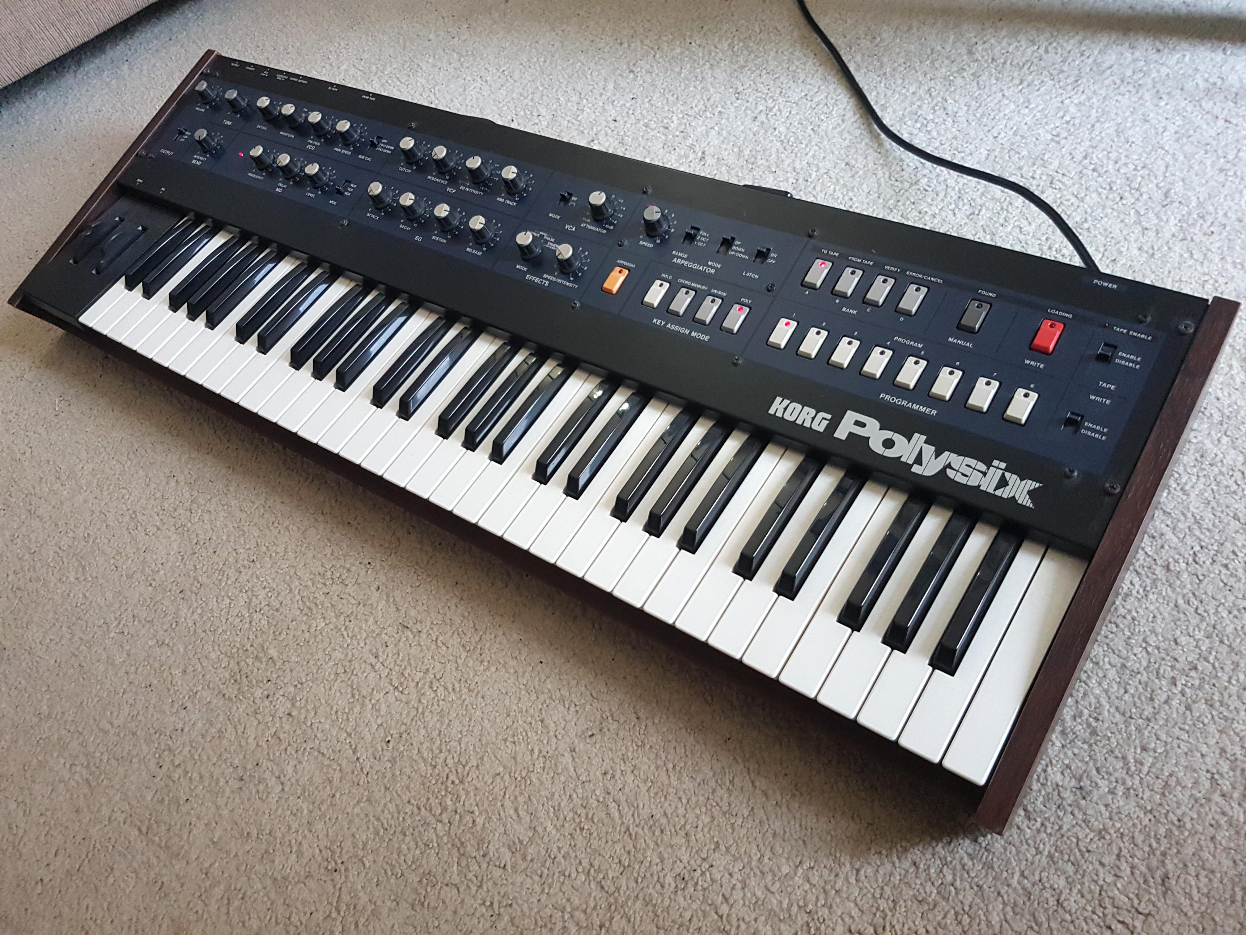 Korg Polysix - Classic vintage from 1981 : r/synthesizers