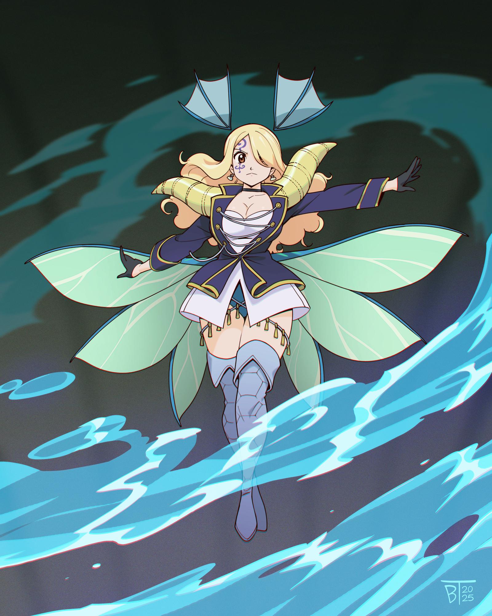 ルーシィ - メルクフォビア 星霊衣 (私作) [漫画] : r/fairytail