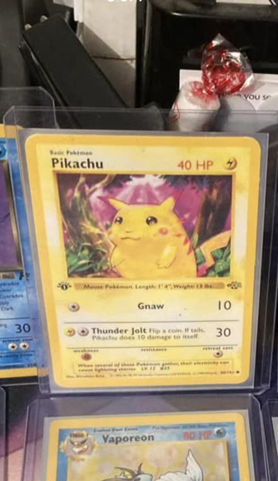 テストプリントのピカチュウの可能性？ 初版ダブルエラー、レッド