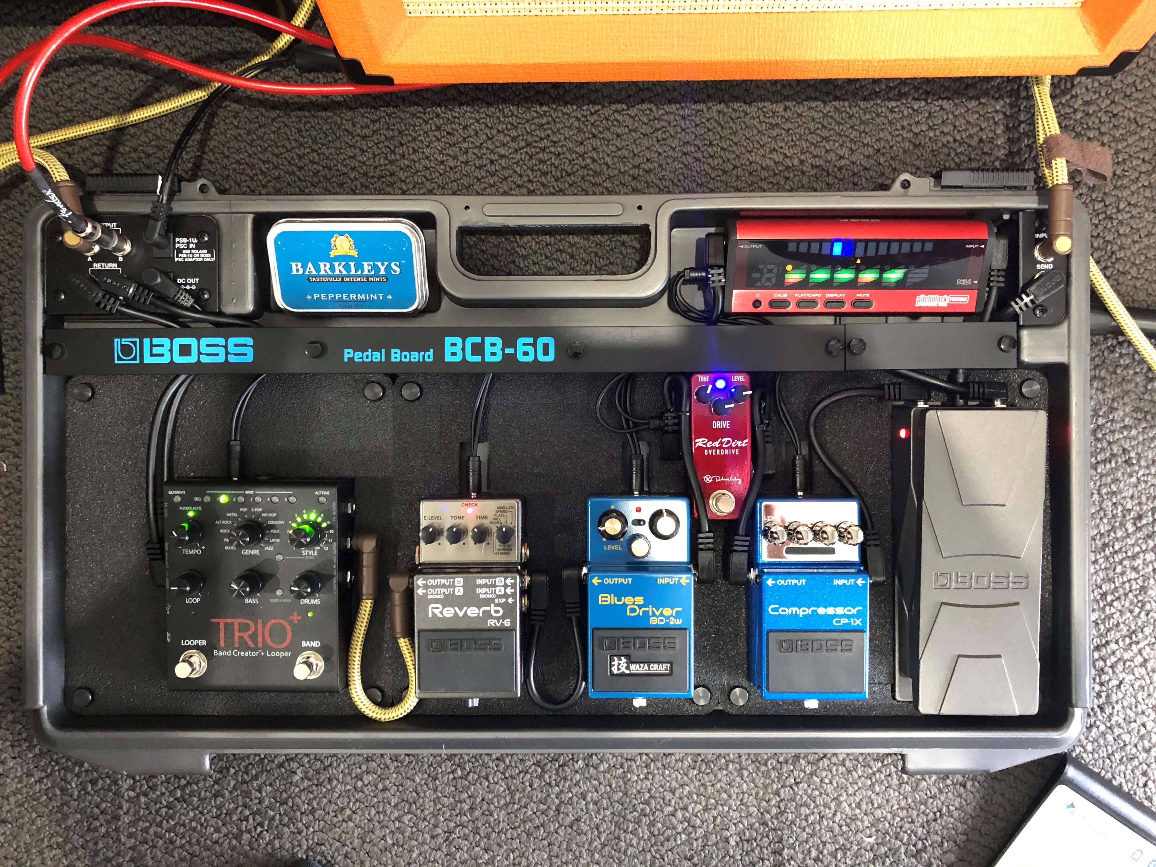 Boss BCB-60 Blues pedalboard setup : r/guitarpedals