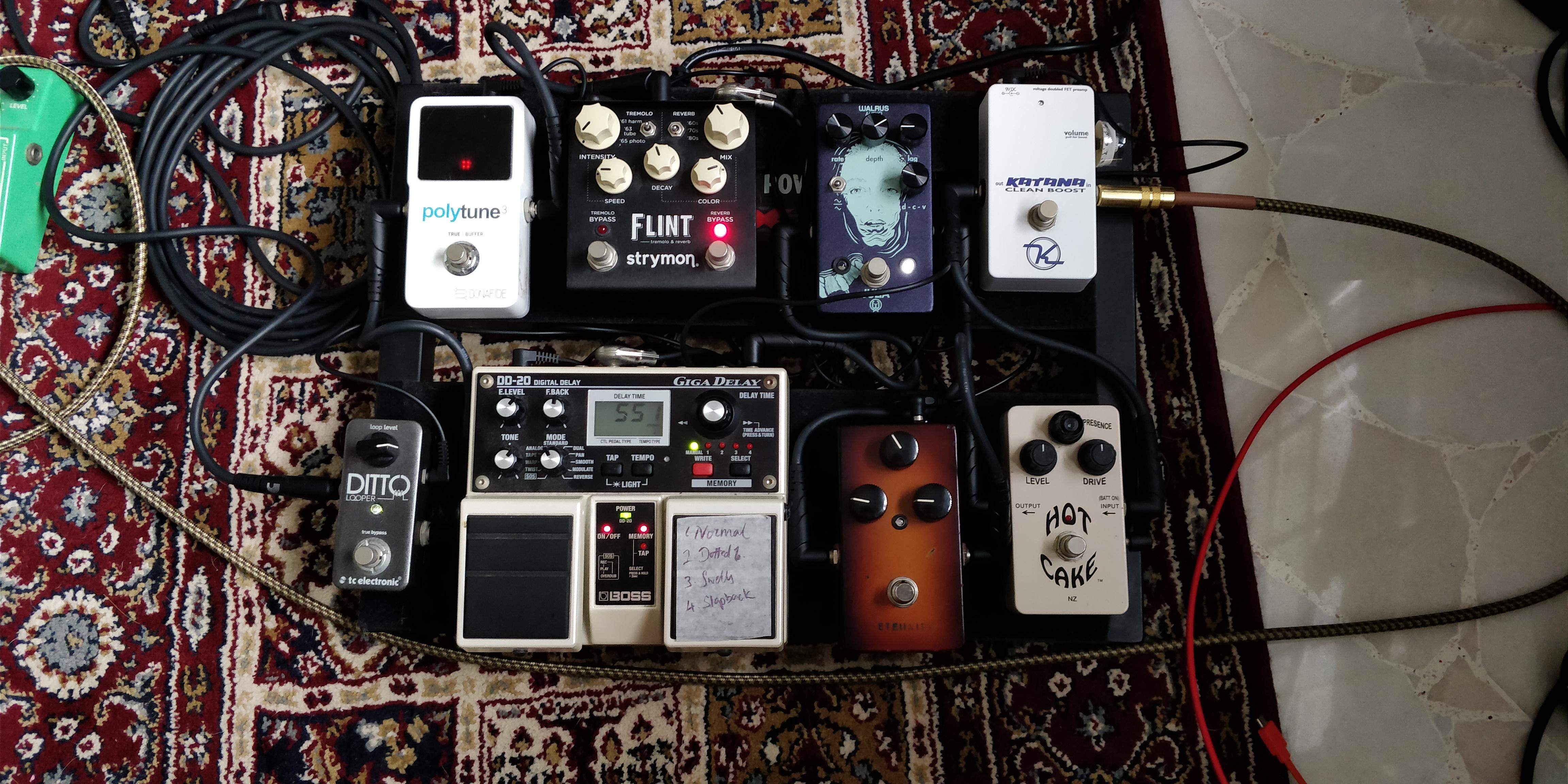 NPD] Lovepedal Eternity Burst Handwired + ペダルボードアップデート