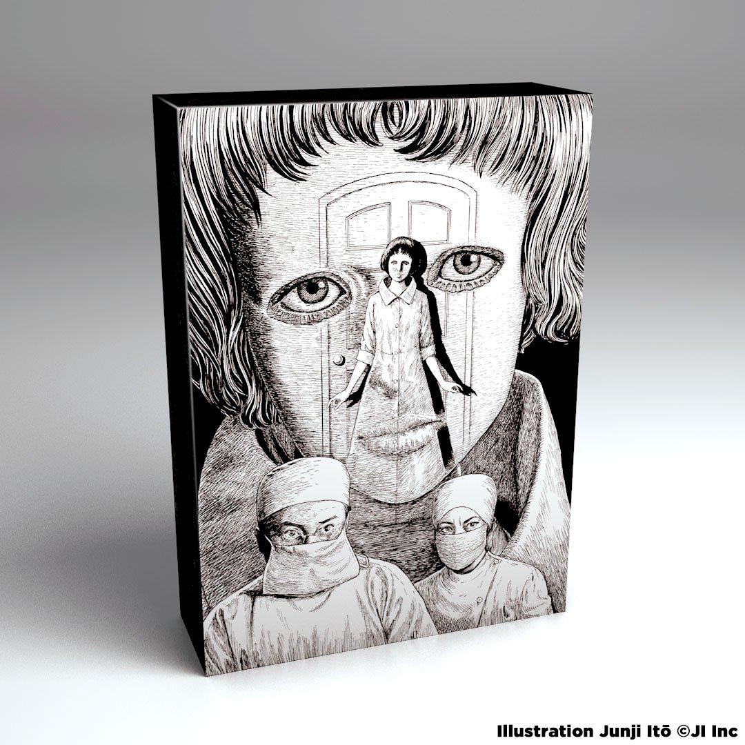 フランジュ監督の「顔のない眼」（1960年）のDVDボックス、伊藤潤二画