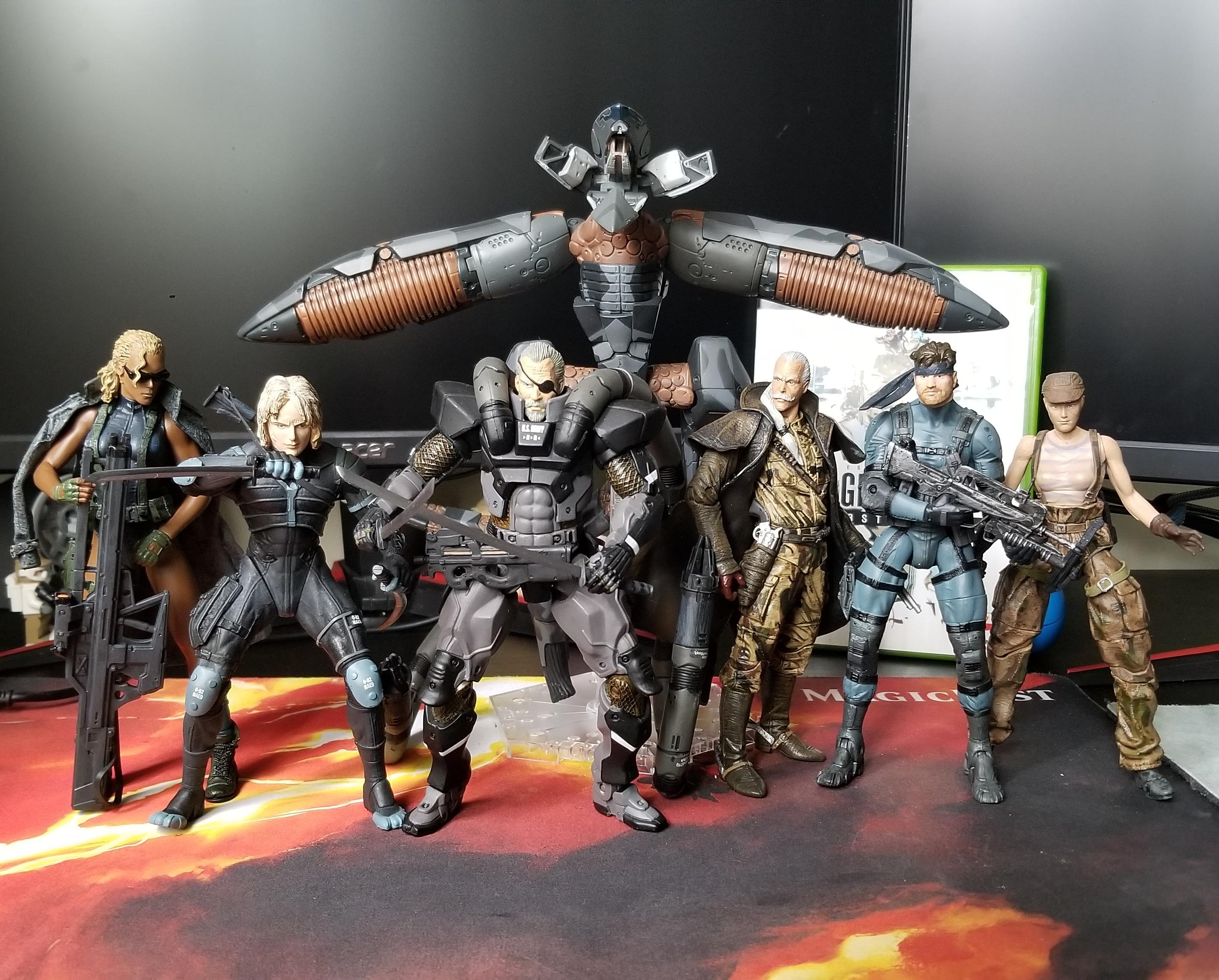 Mcfarlaneのメタルギアソリッド2シリーズ、ついに手に入れた！子供の頃