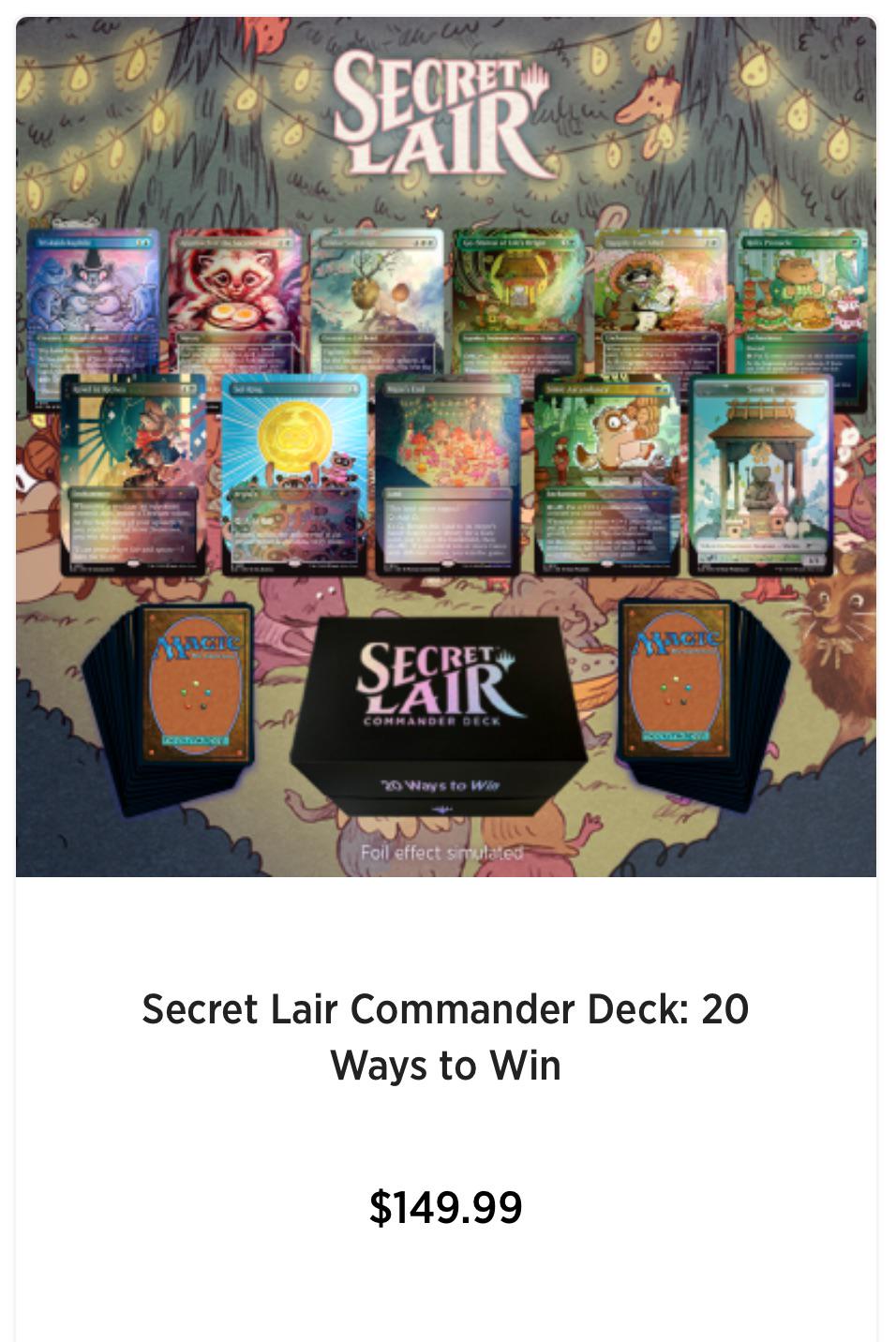 20 Ways to Win - Thoughts? : r/mtgfinance