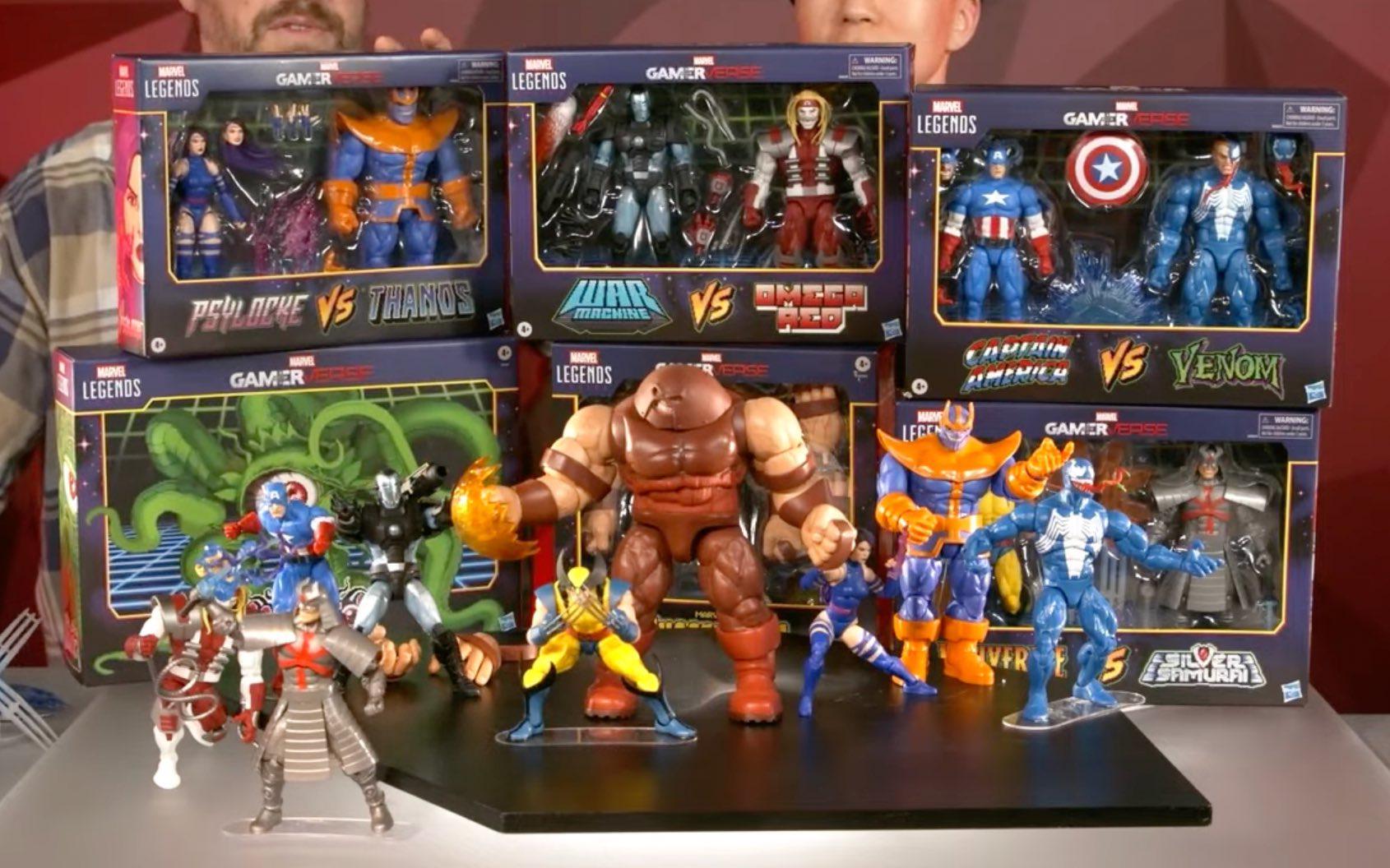 新しいマーベルレジェンドのフィギュアライン、Marvel vs Capcom 2を