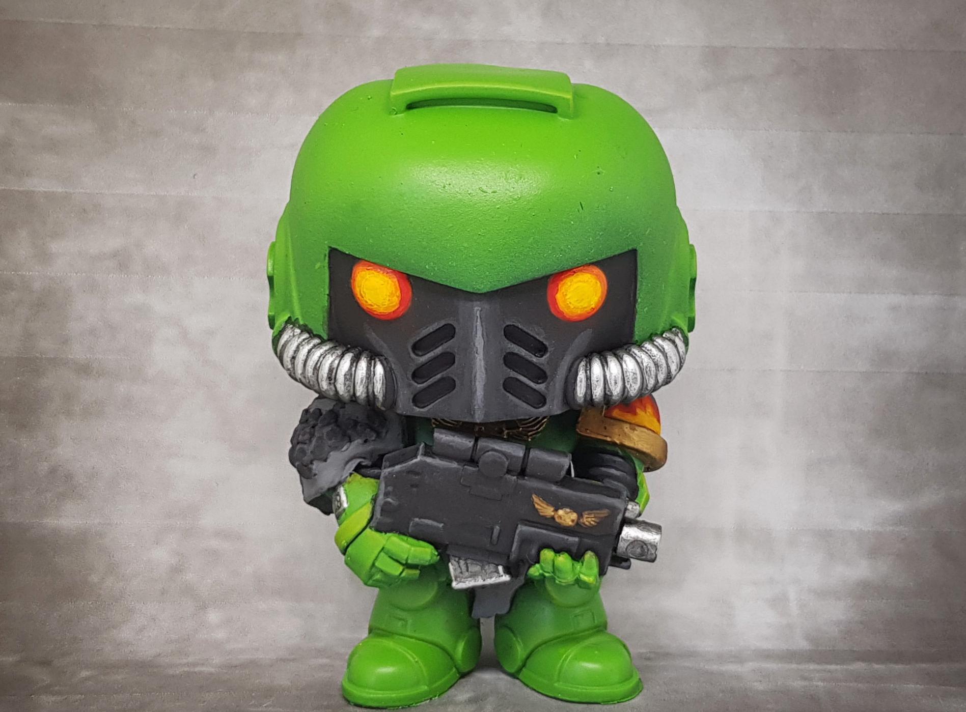 Finished my Salamanders Funko POP! : r/Warhammer