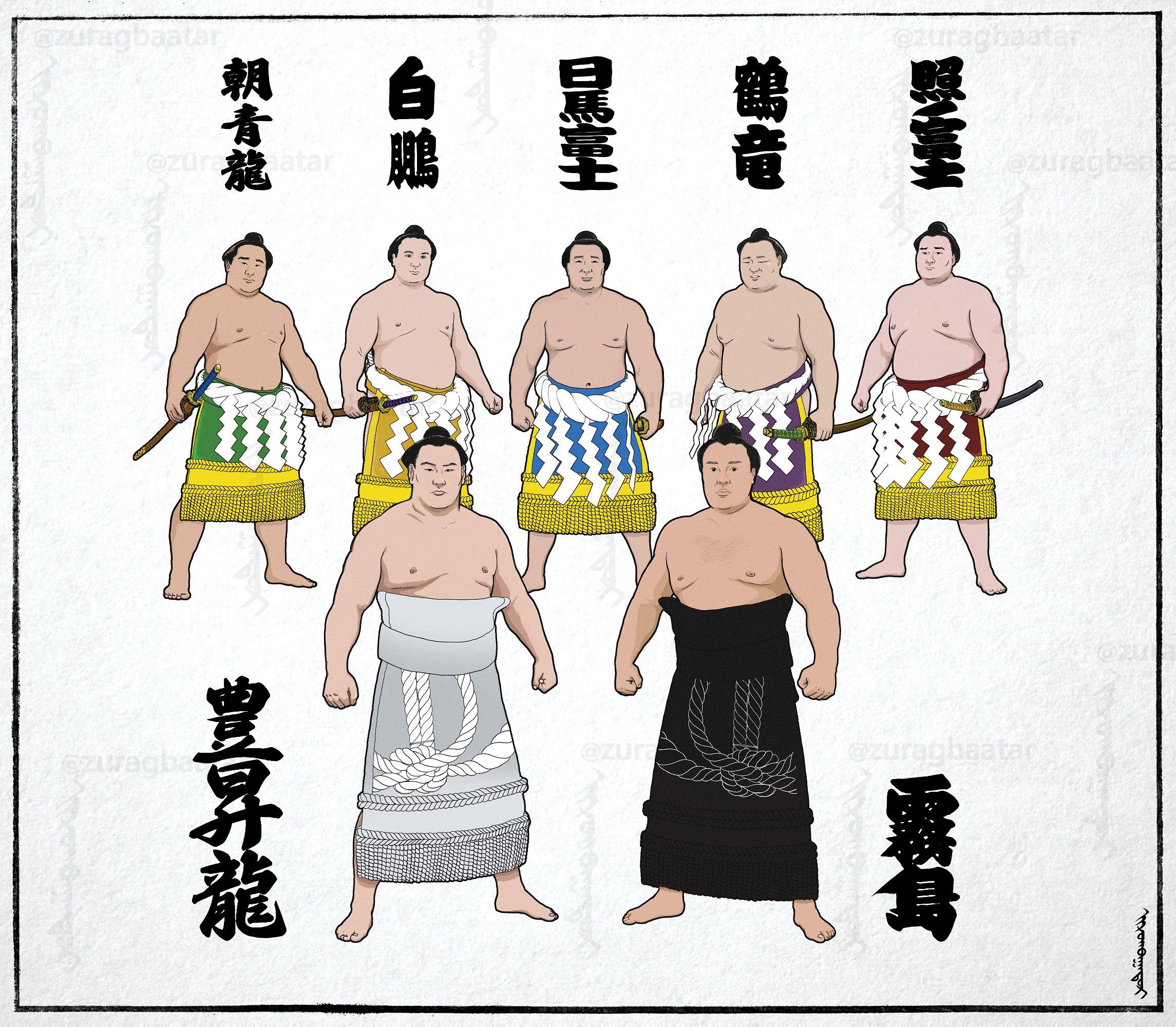 今のところ、モンゴル出身の大関は全員横綱になってるんだよね