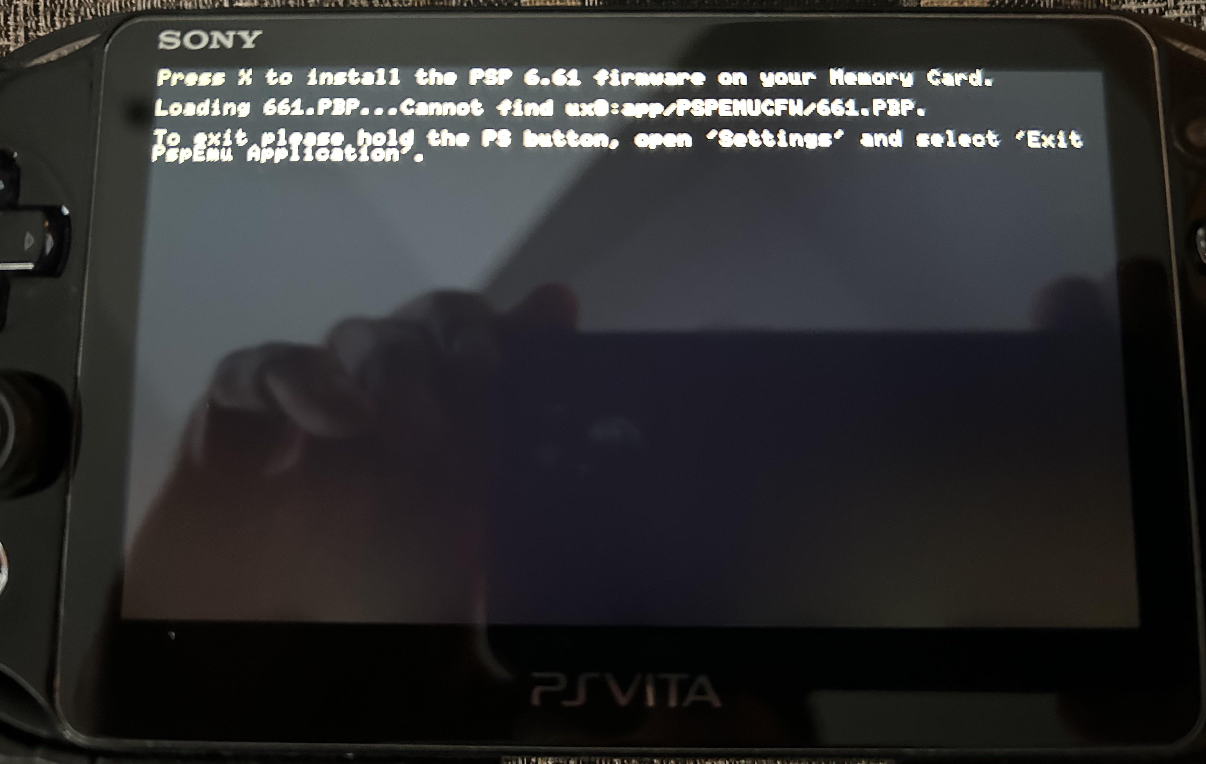 6.61 Adrenaline App Help : r/VitaPiracy