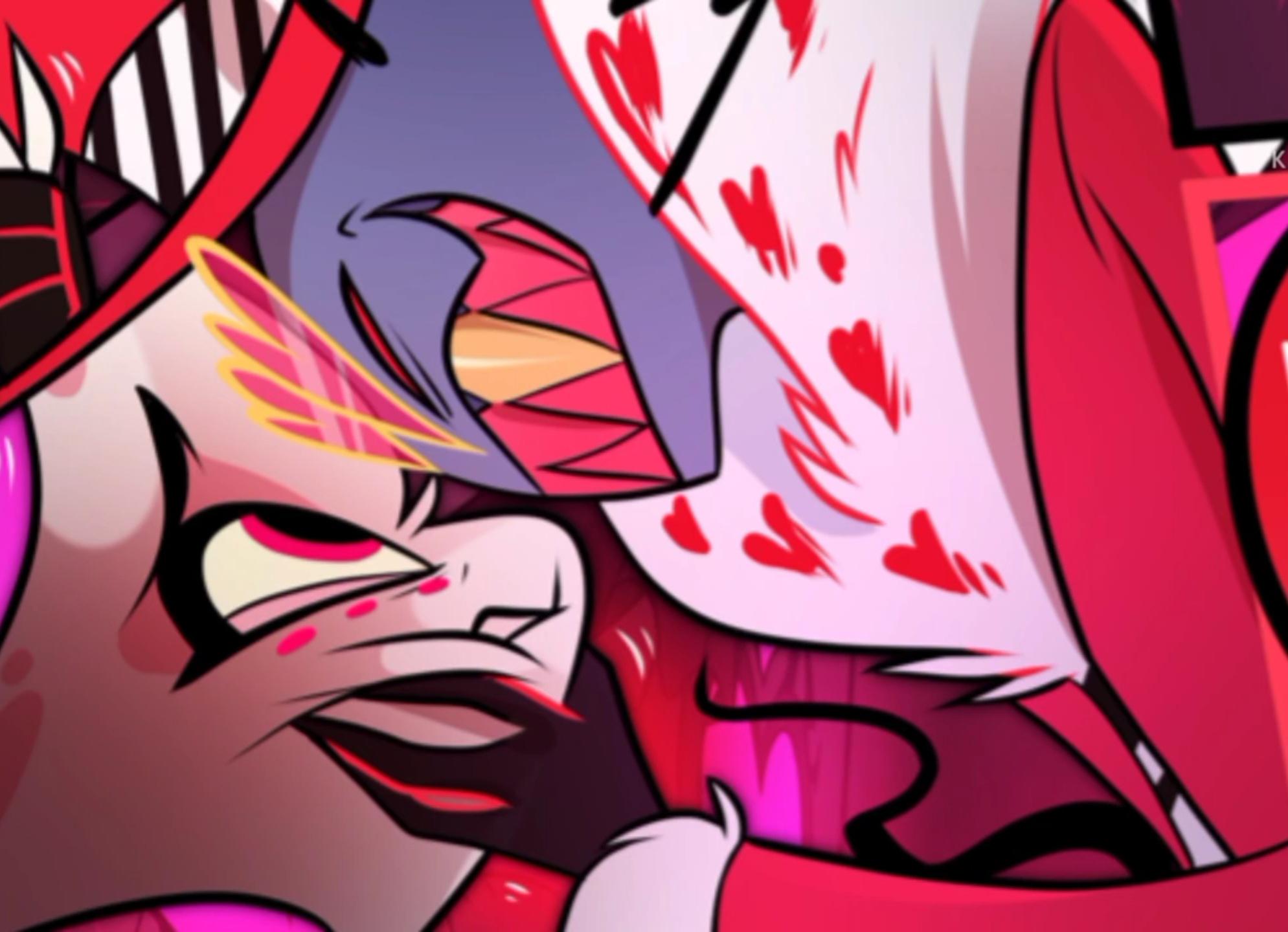 ヴァレンティノとエンジェル・ダスト : r/HazbinHotel