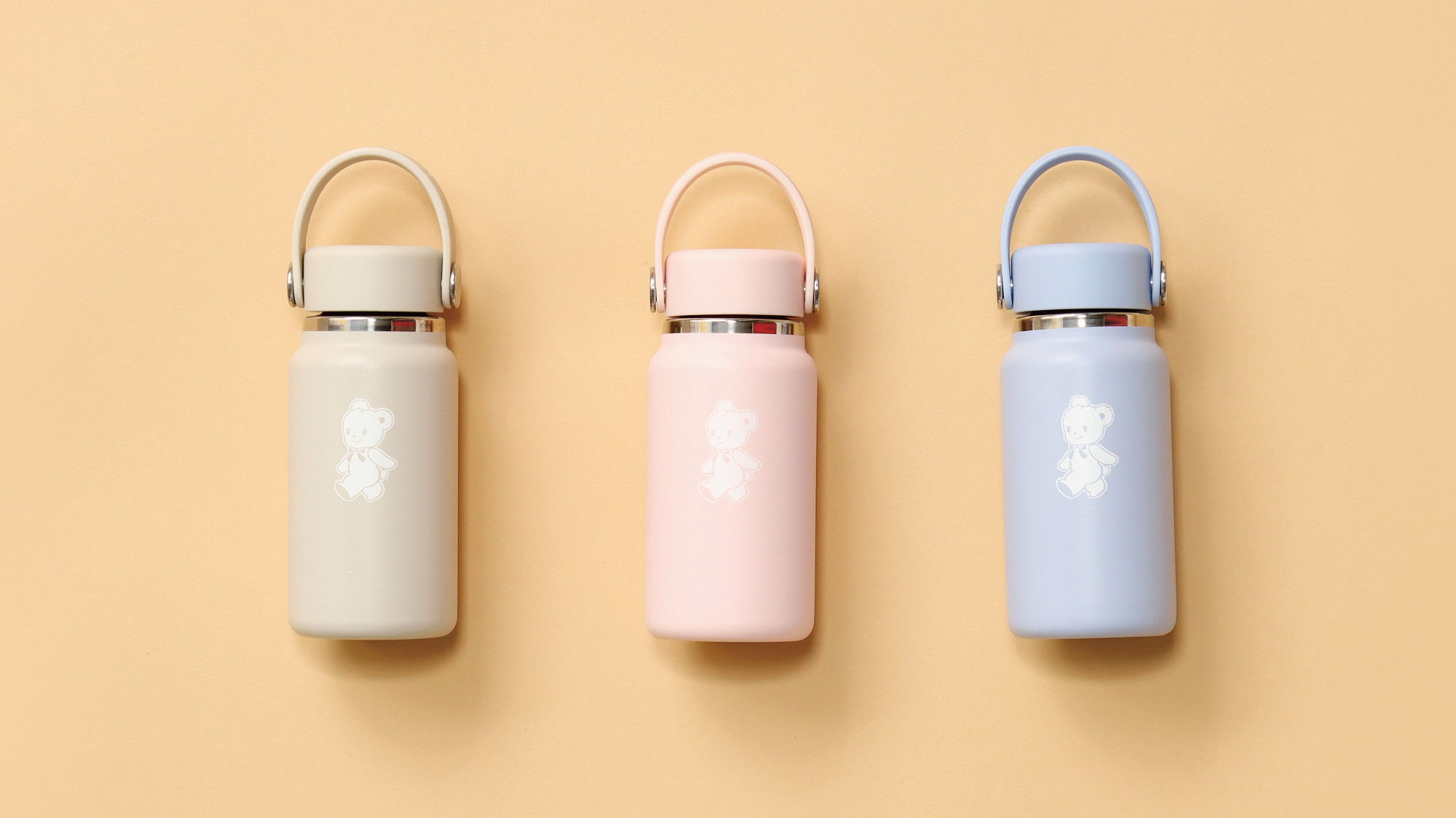 ピンク 水筒 ステンレスボトル ファミリア 新品 ハイドロフラスク