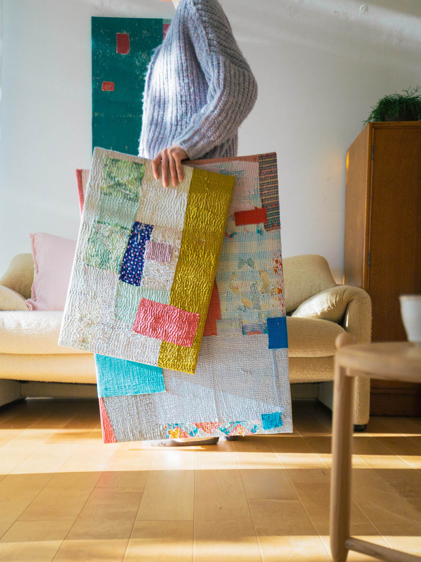 オリジナル・カンタファブリックパネル Lサイズ／R｜オルネ ド