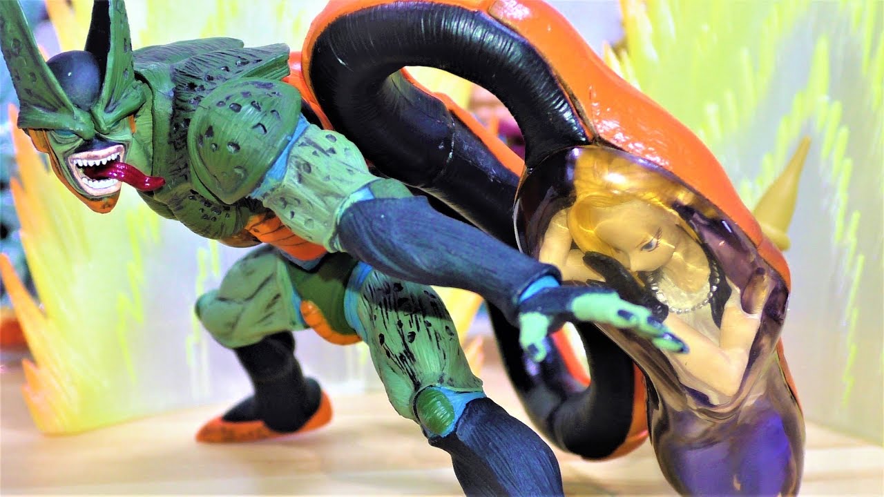 18号吸収場面が衝撃的!!〖ドラゴンボール改☆DXドラゴンボール