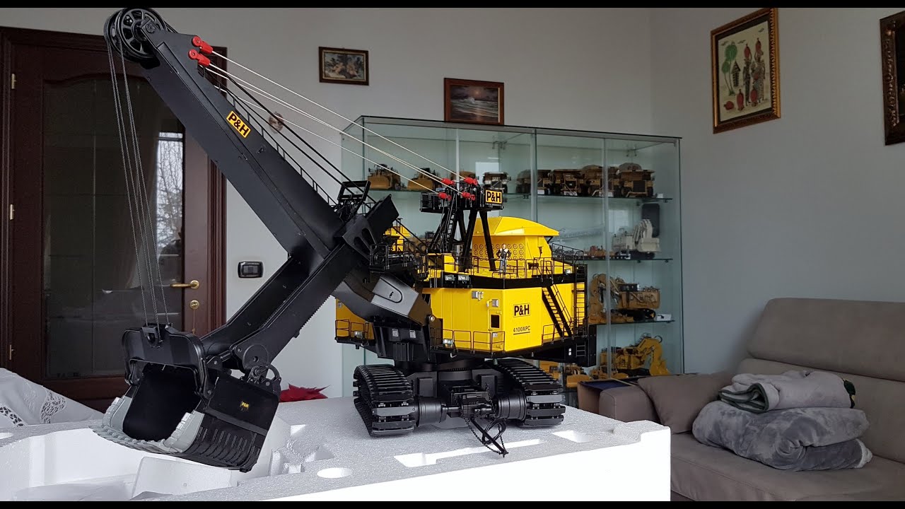 P&H 4100xpc - Scala 1:50 - YouTube