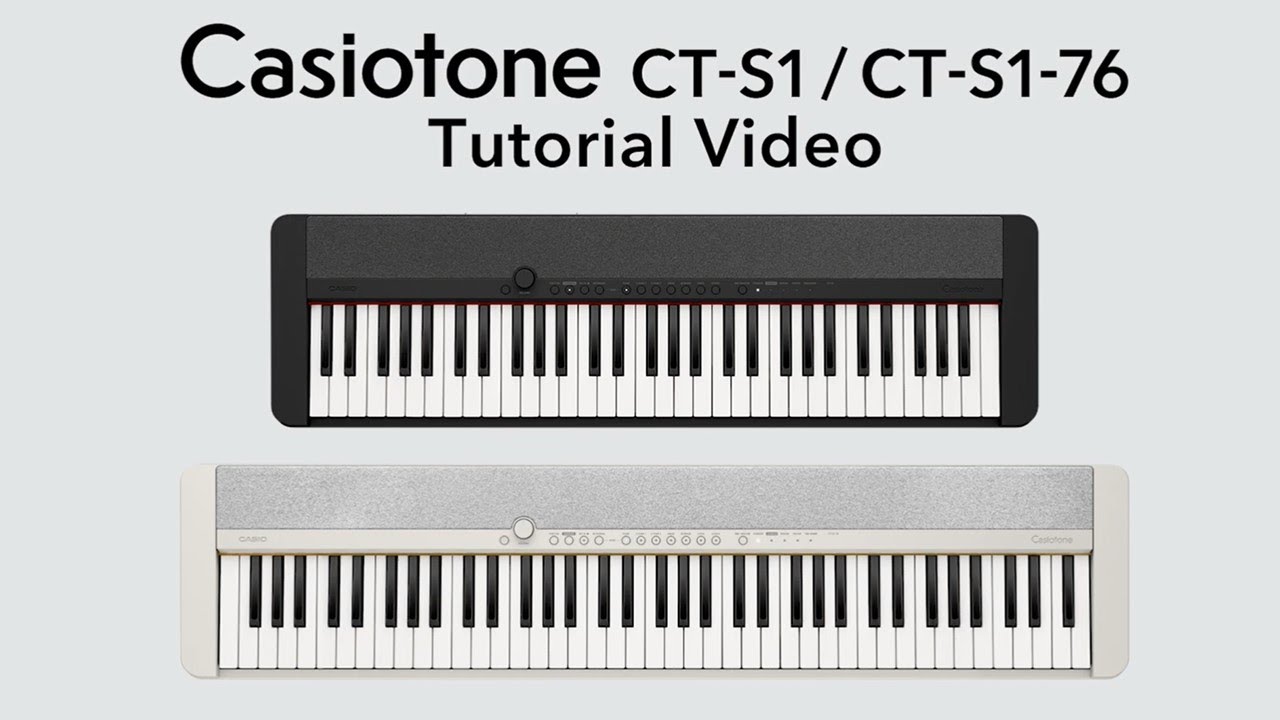 Casiotone CT-S1-76 / CT-S1 の楽しみ方｜CASIO - YouTube