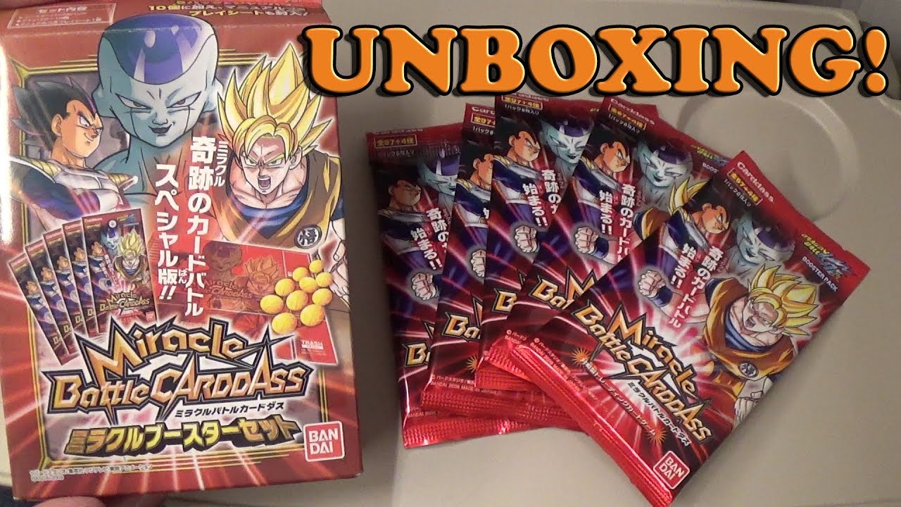 Dragon Ball Miracle Battle Carddass | We opened a Starter Pack