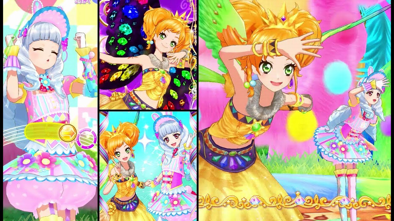 アイカツフレンズ！二階堂ゆず&白銀リリィで「ハニーキャット