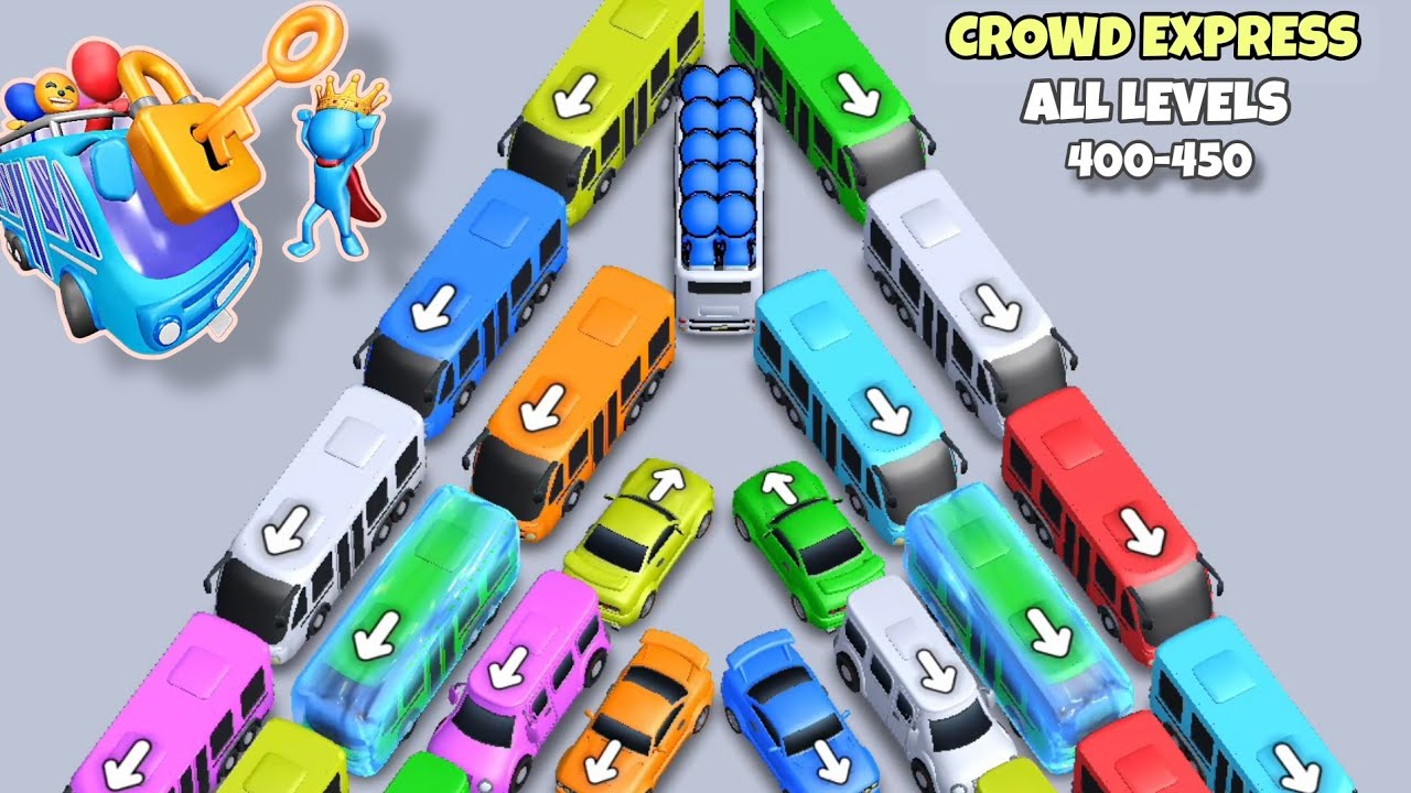 crowd express all levels 400-450 - YouTube