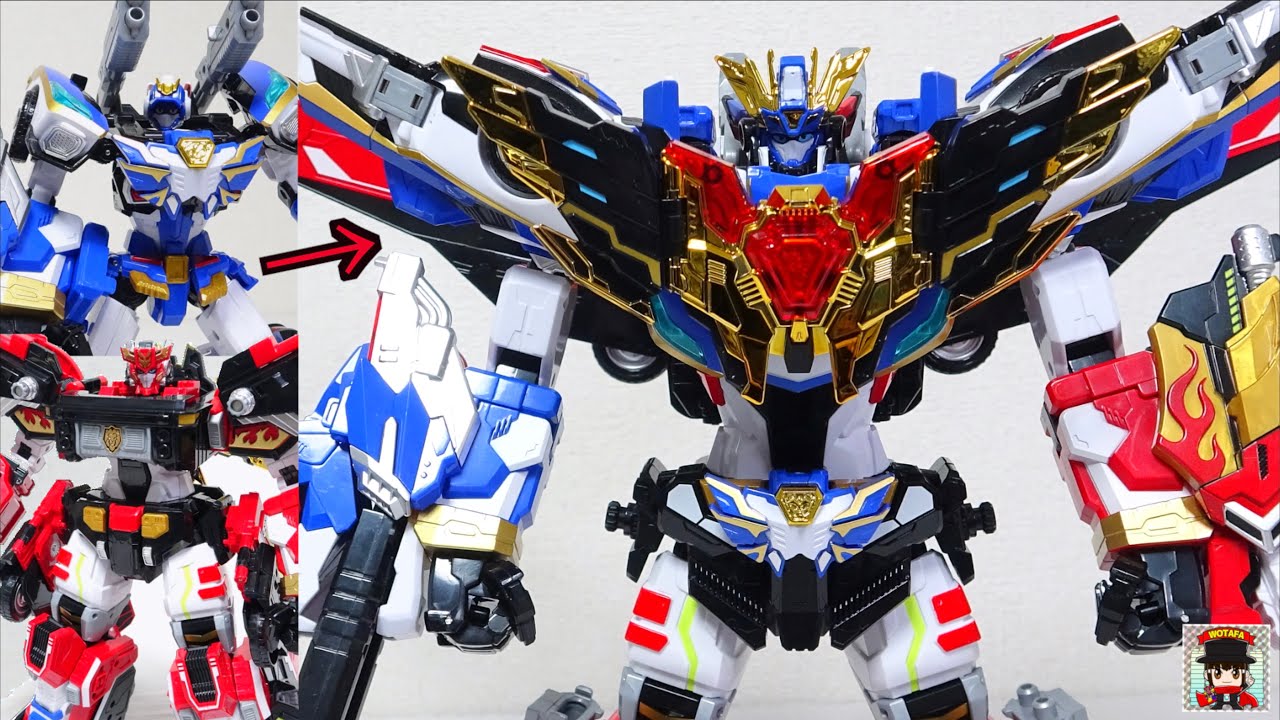 韓国の変形合体ロボ グランブルーレオン】ド直球にかっこいい2体合体