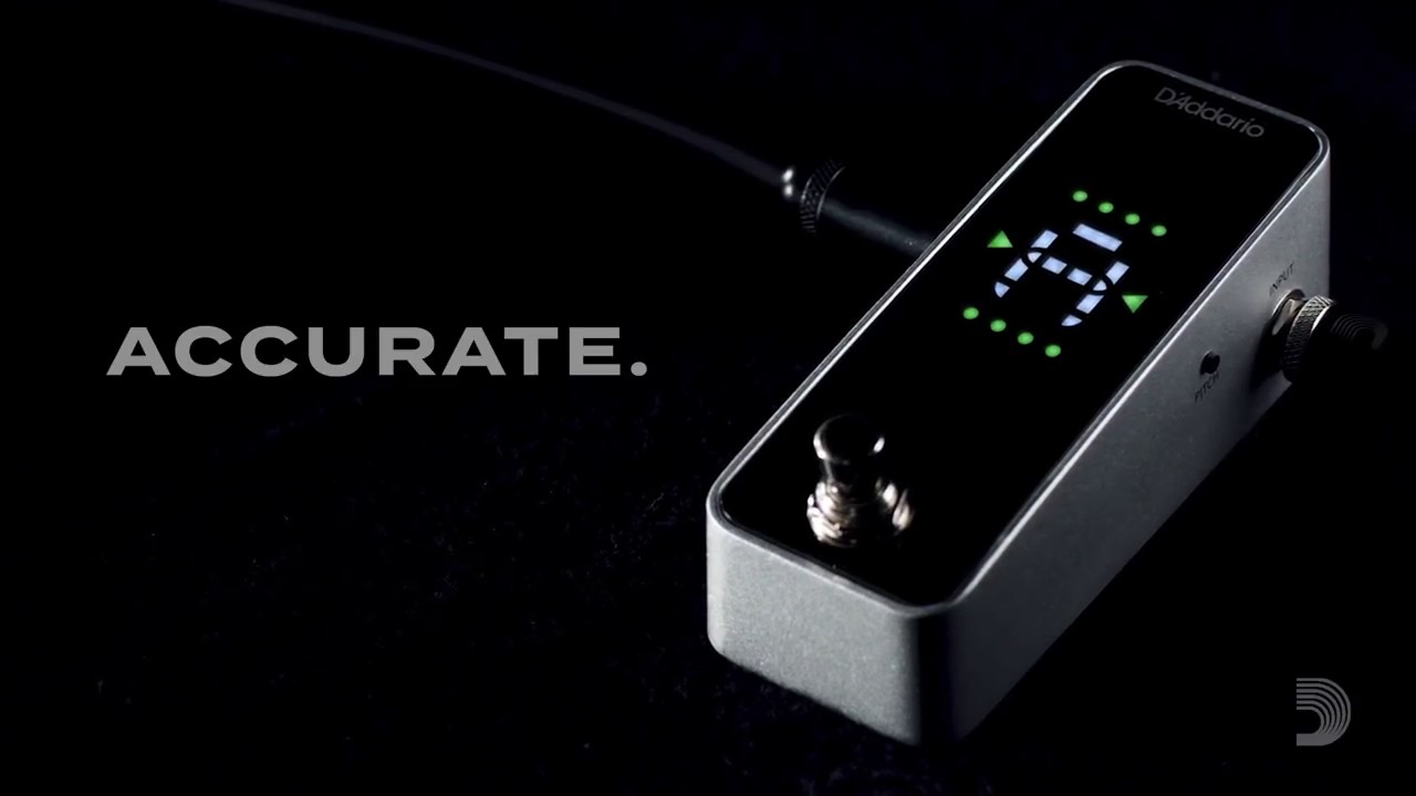 DAddario クロマチック・ペダル・チューナー『 PW-CT-20 』 - YouTube