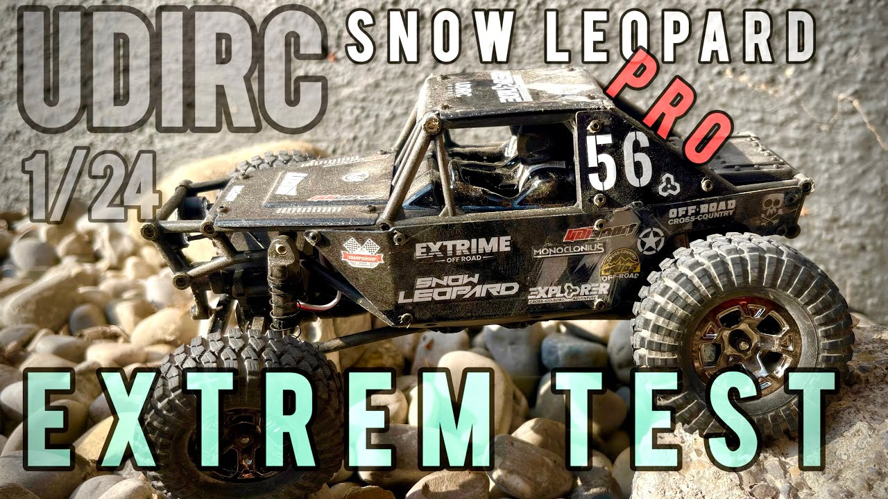 What? Udirc 1/24 Snow Leopard is a basher? Extrem durability Test