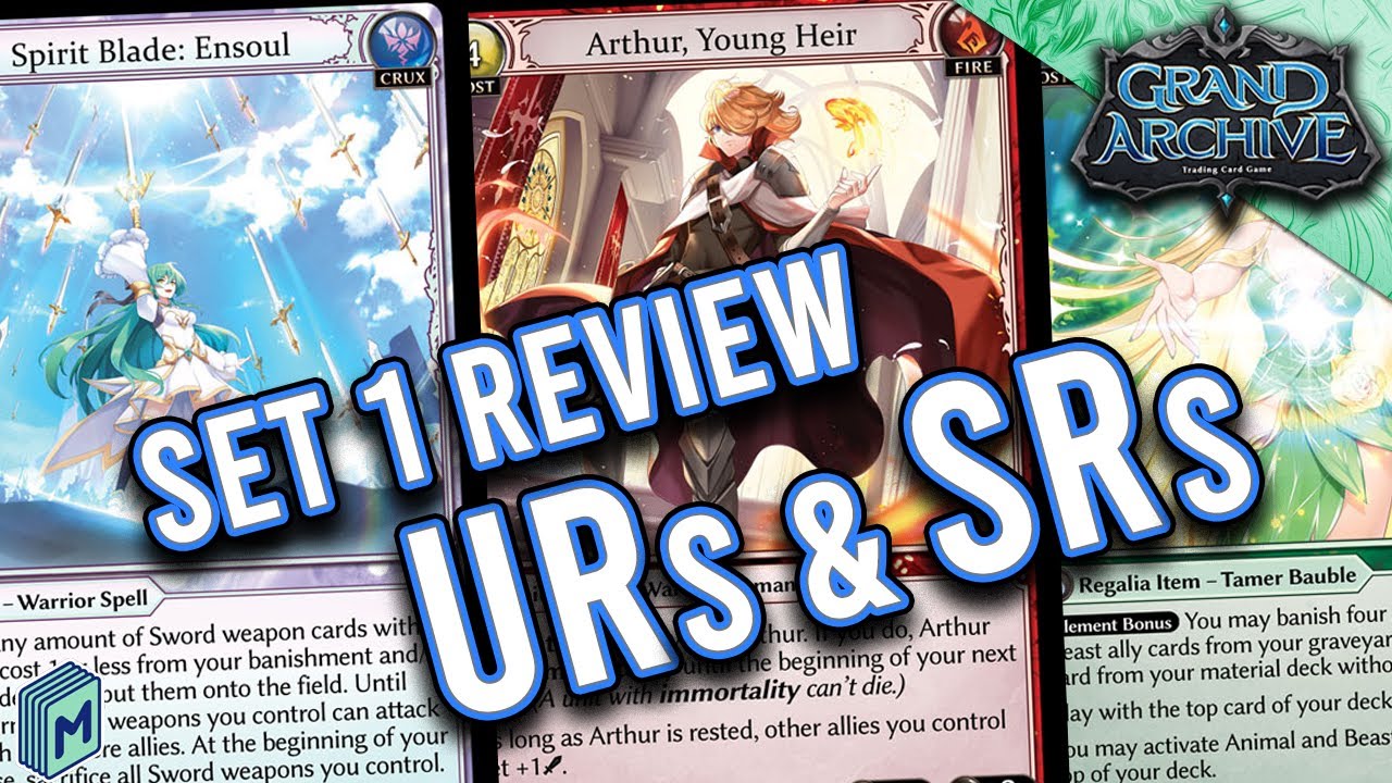 Grand Archive TCG Set 1: Dawn of Ashes FULL REVIEW - URs and SRs