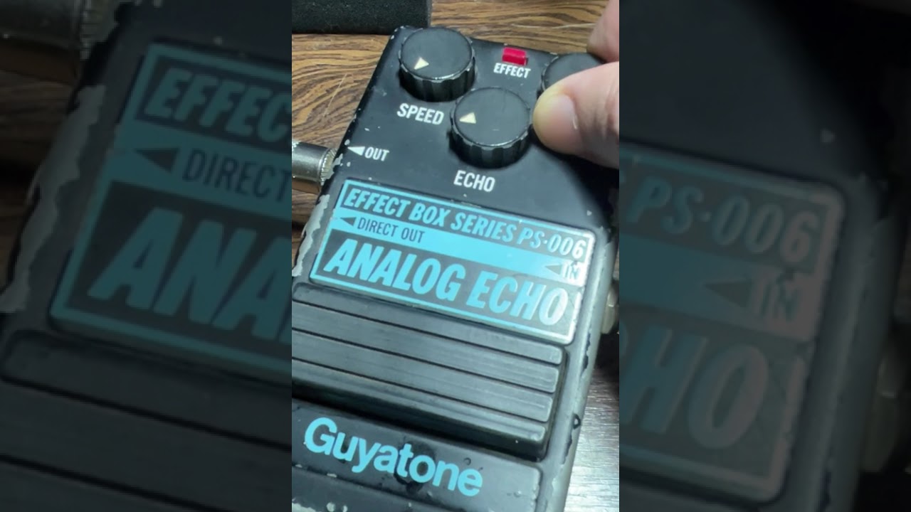 Guyatone PS-006 Analog Echo (MN3005 BBD ) - YouTube