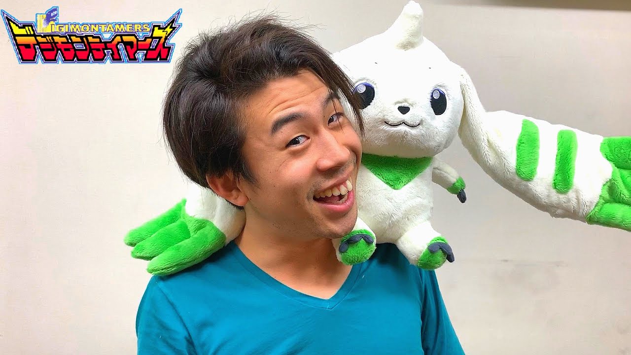 digimon tamers terriermon life size plush doll premium bandai