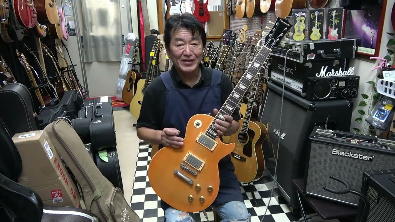 EDWARDS E-LP ゲイリー ムーアな感じのレスポールタイプ！ - YouTube