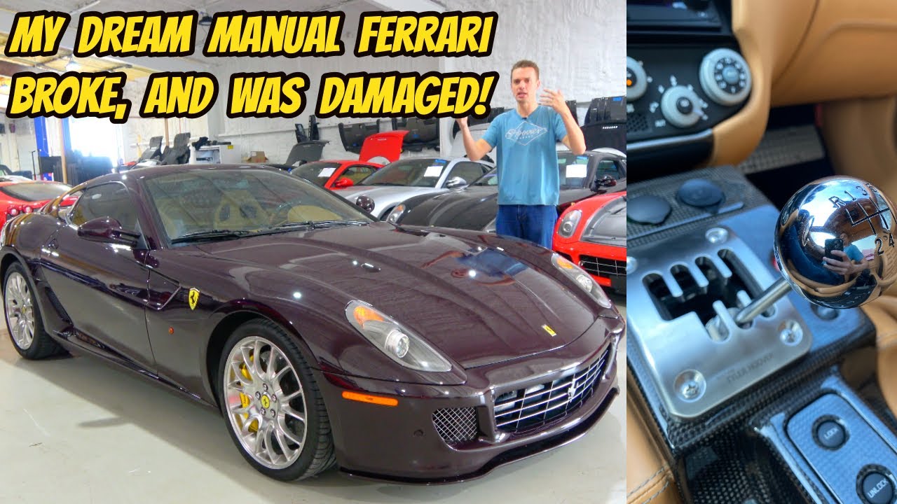 My gated manual swapped Ferrari 599 BROKE (and was DAMAGED) on my