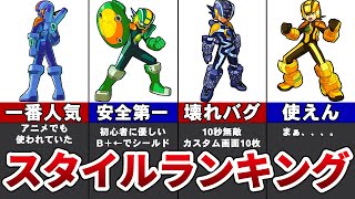 A complete summary of Rockman EXE 3's style features [Slow
