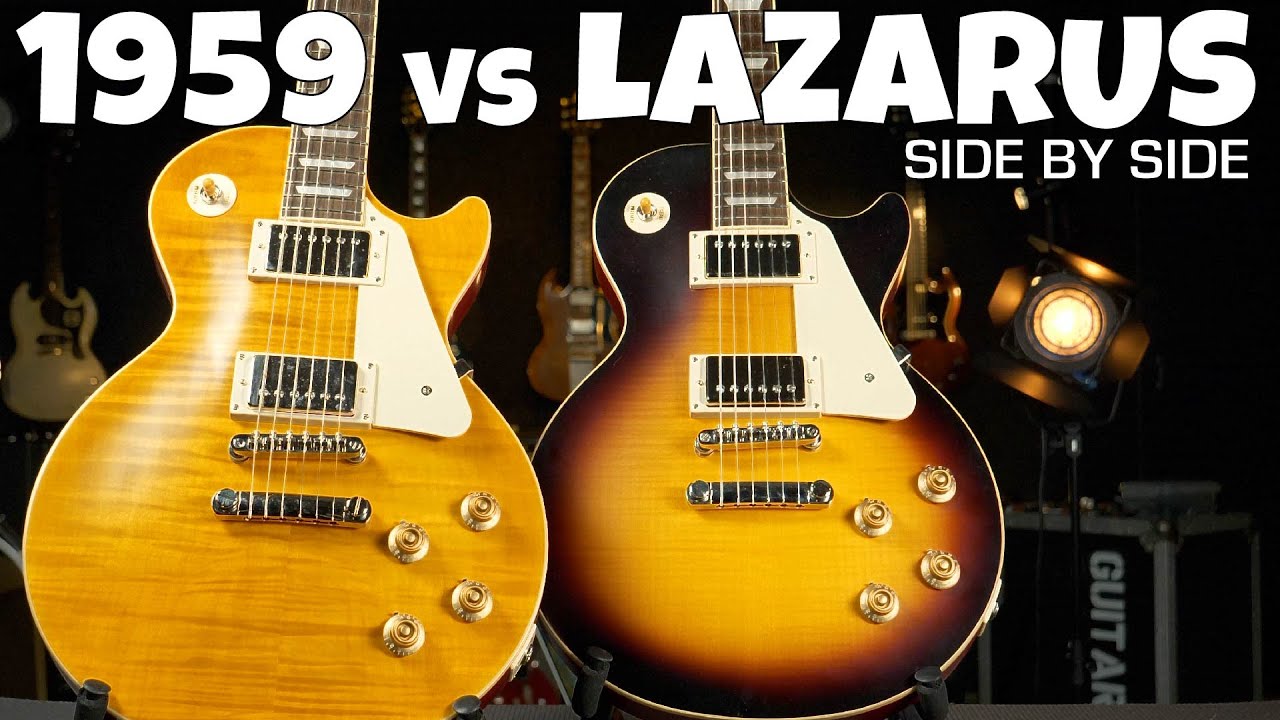 Epiphone 1959 vs Lazarus - Ltd Edition Les Paul Standards - Side