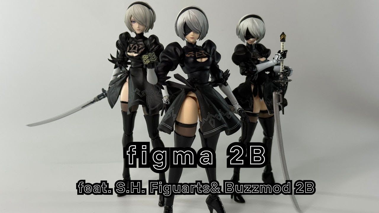 figma 643 2B NieR: Automata Ver 1.1a Action Figure Review and