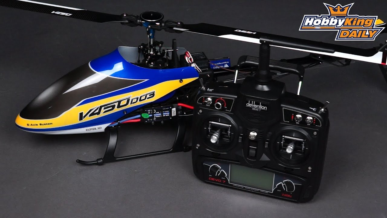 HobbyKing Daily - Walkera V450D03 Flybarless Helicopter with 6