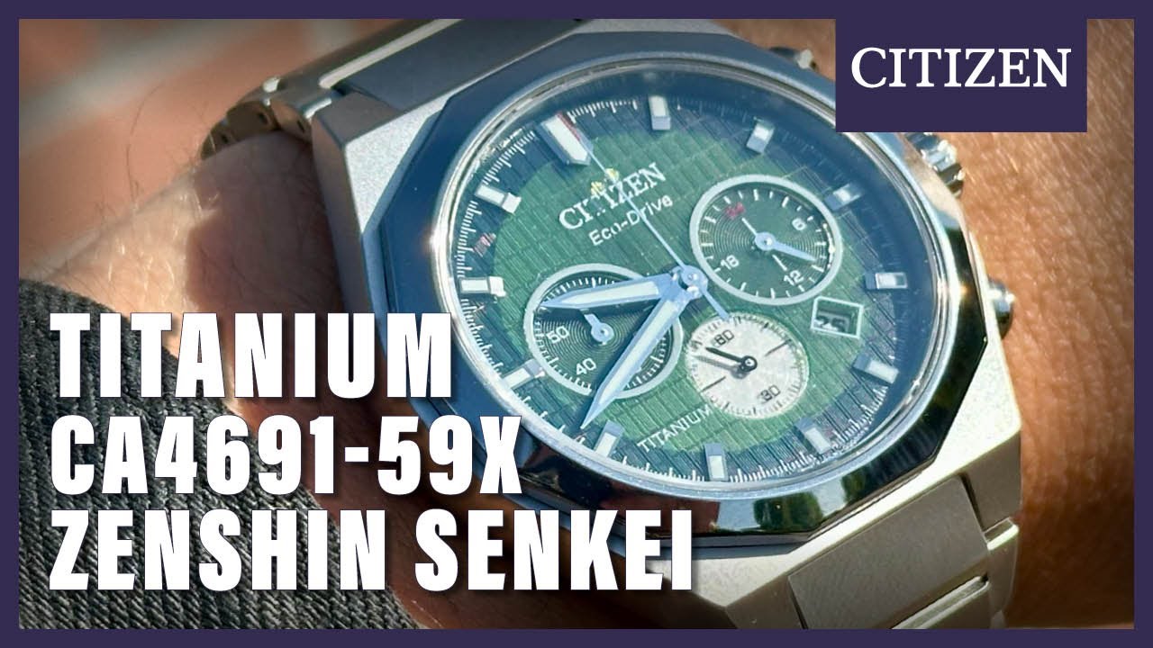 Unboxing The New Citizen Zenshin Senkei CA4691-59X Titanium