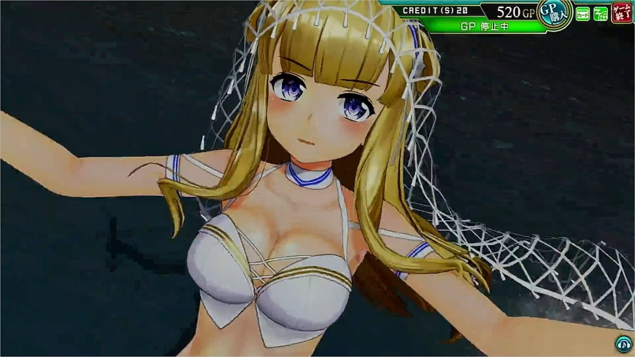 艦これアーケード【フレッチャー 水着mode】 モーション集 - YouTube