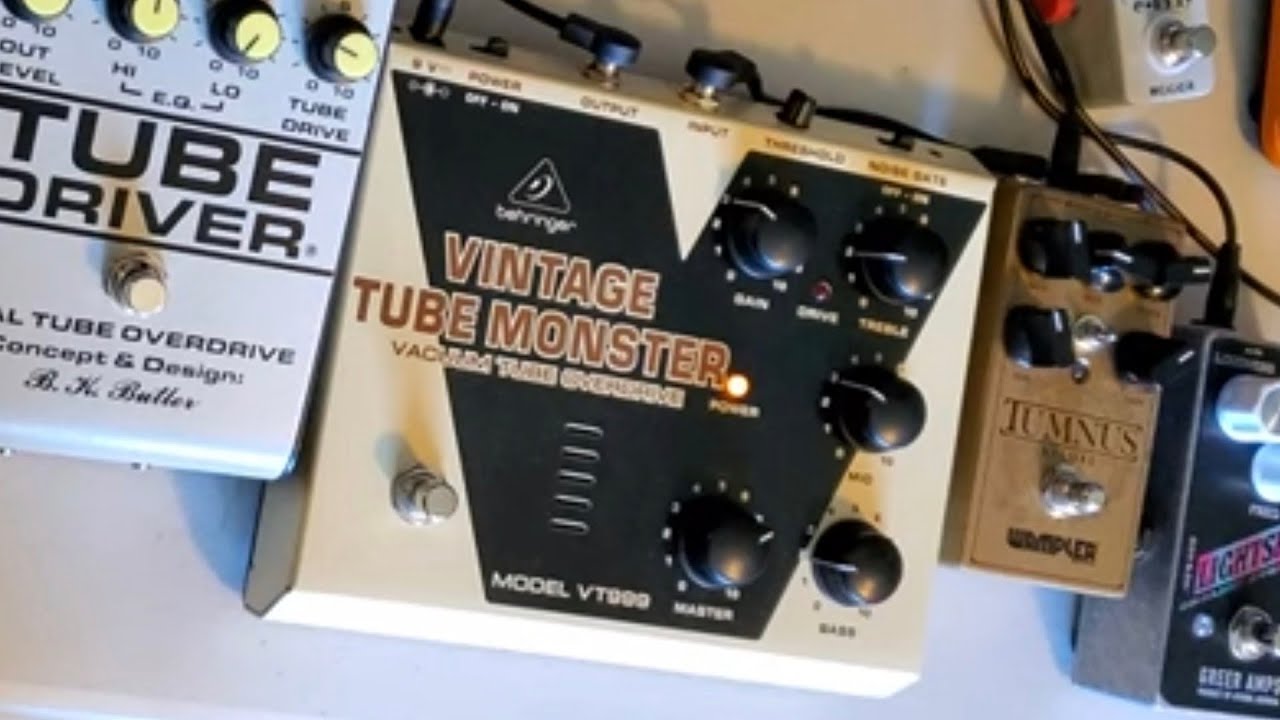 THE REVEAL. behringer vintage tube monster vt999 vacuum tube