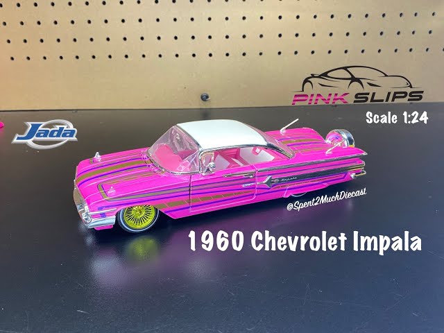 1960 Chevrolet Impala By Jada Pink Slips Diecast Unboxing Lowrider
