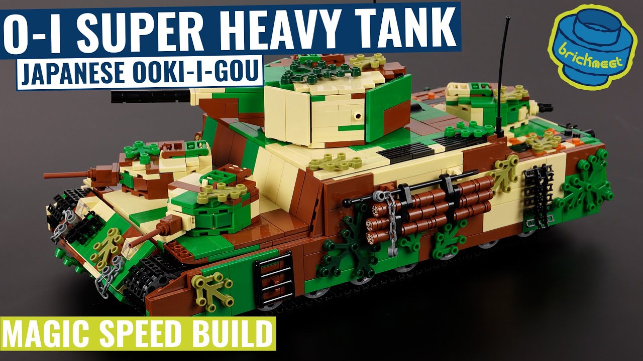 MOC-55856 1/30 O-I Japanese Super Heavy Tank | Letbricks